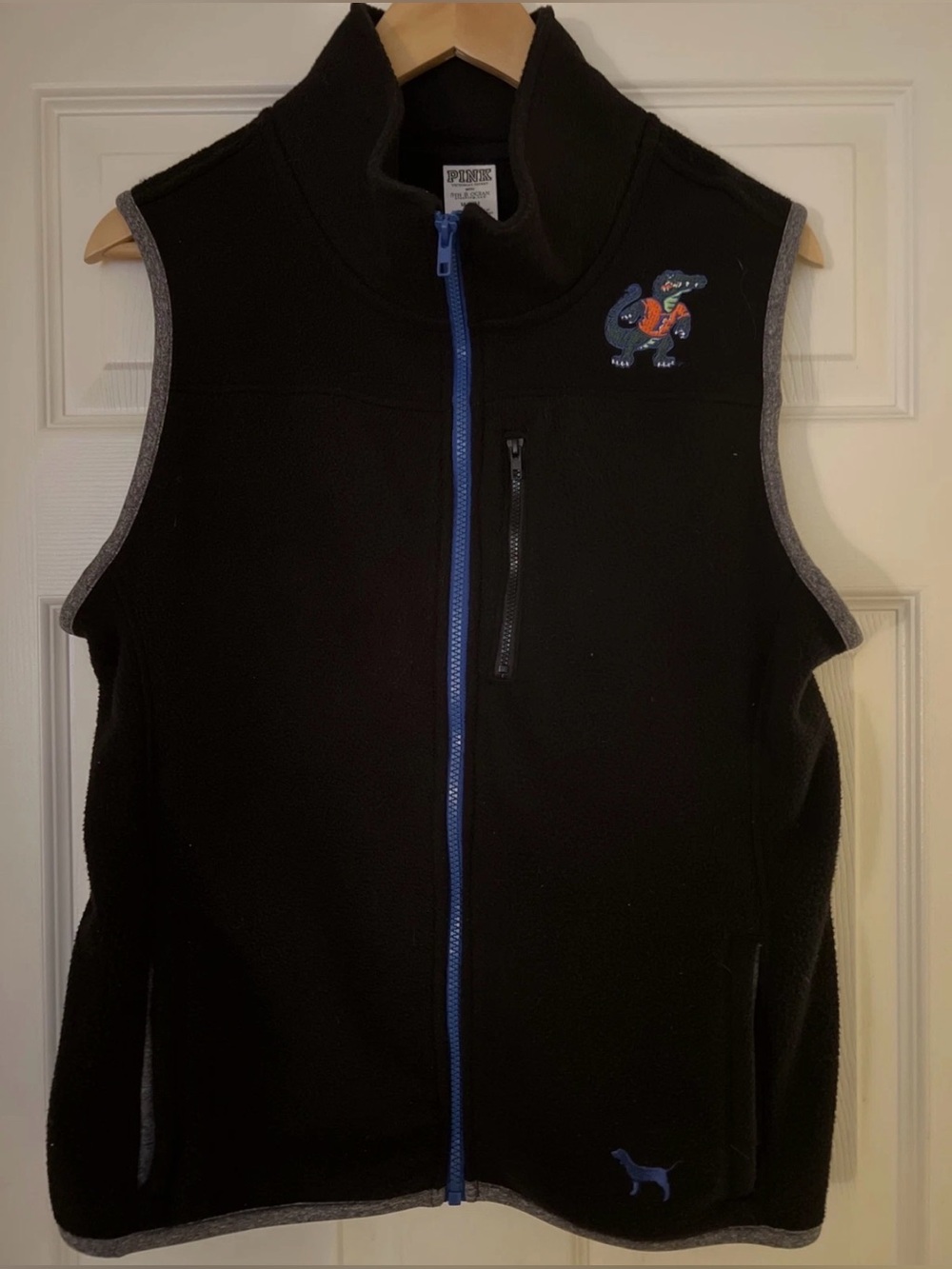 University of Florida UF Gators Fleece Vest Zip-Up Victoria’s Secret PINK Medium